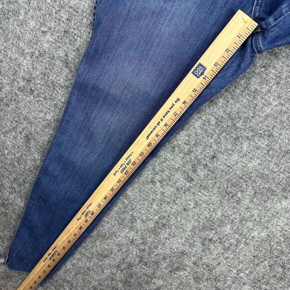 Madewell Jeans Women 32 Blue Skinny 10 inch High-Rise Tapered Stretch Brinville - Picture 12 of 14